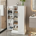 thumbnail image 4 of ETASE Kitchen Pantry Cabinet with Adjustable Shelves, Medium Density Fiberboard White, 4 of 11