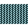 thumbnail image 1 of Ahgly Company Indoor Rectangle Patterned Tiffany Blue Area Rugs, 2' x 4', 1 of 6