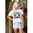 thumbnail image 4 of This Girl Loves Zombies Thumb Hands Women's Plus Size Graphic Tee Brisco Brands 2X, 4 of 5