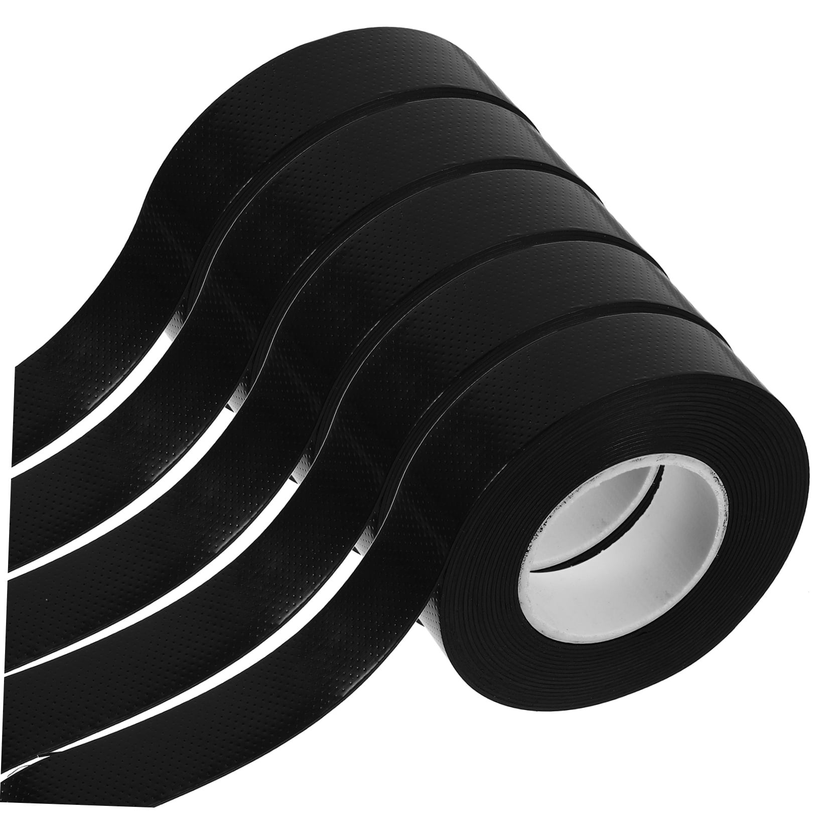 Luxshiny 5Pcs Electrician Tape Black High Viscosity Electrical Tape for Winding Wires and Cable Repair