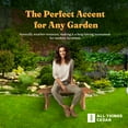 thumbnail image 4 of All Things Cedar 45” Deluxe Wood Backless Bench, Indoor & Outdoor, Natural, 4 of 8