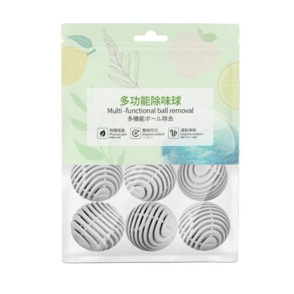 Sneaker Balls, 6pcs Boot Deodorizer Shoe Smell Eliminator, Shoe Deodorizer Set, ECO Friendly Efficient Foot Odor Eliminator For Shoes For Shoe Cabinets, Wardrobe