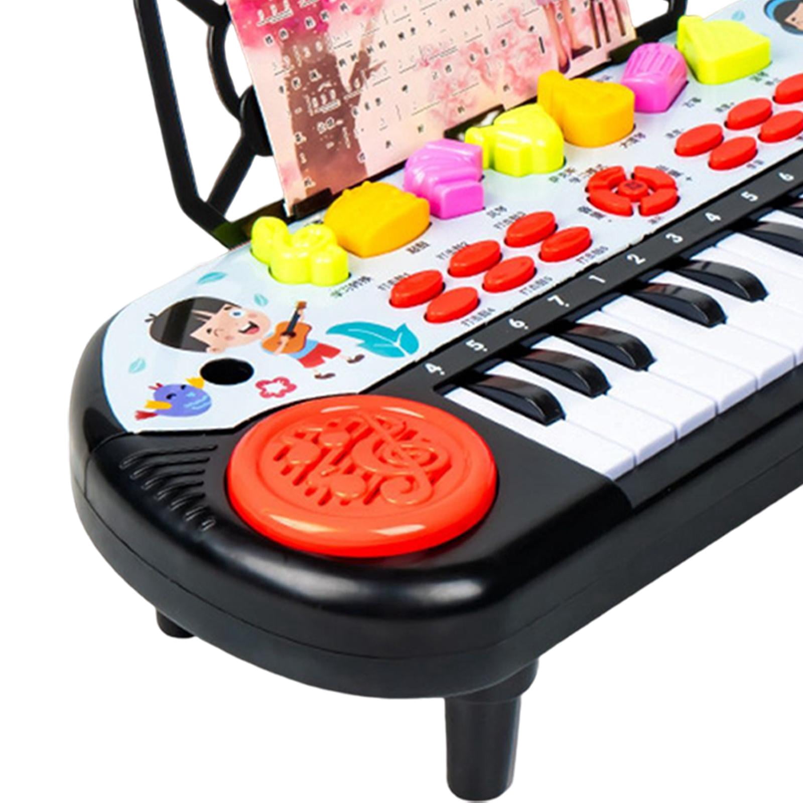 LeeQinersw 24 Keys Electronic Pianos Kids Piano Keyboard Portable Piano Electronic Keyboard Red