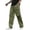 Army Green, variant on Dwelliawo Cargo Sweatpants for Men Big and Tall Cargo Pants Baggy Wide Leg Sweatpants Outdoor Workout Pants Joggers with Pocket Army Green L