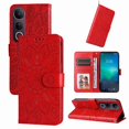 thumbnail image 3 of Funda tipo cartera GANGXUN para Vivo V50 Lite , diseño girasol, cuero PU, soporte, cierre magnético, tarjetero, 3 of 5