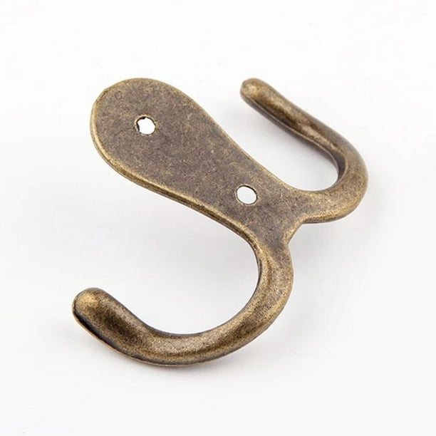 10Pcs Coat Hooks Wall Mounted, Bronze Wall Hooks for Mudroom, Hat