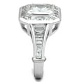 thumbnail image 4 of Rhodium 925 Sterling Silver Ring with AAA Grade CZ in Clear for Women Style LOS267, 4 of 4