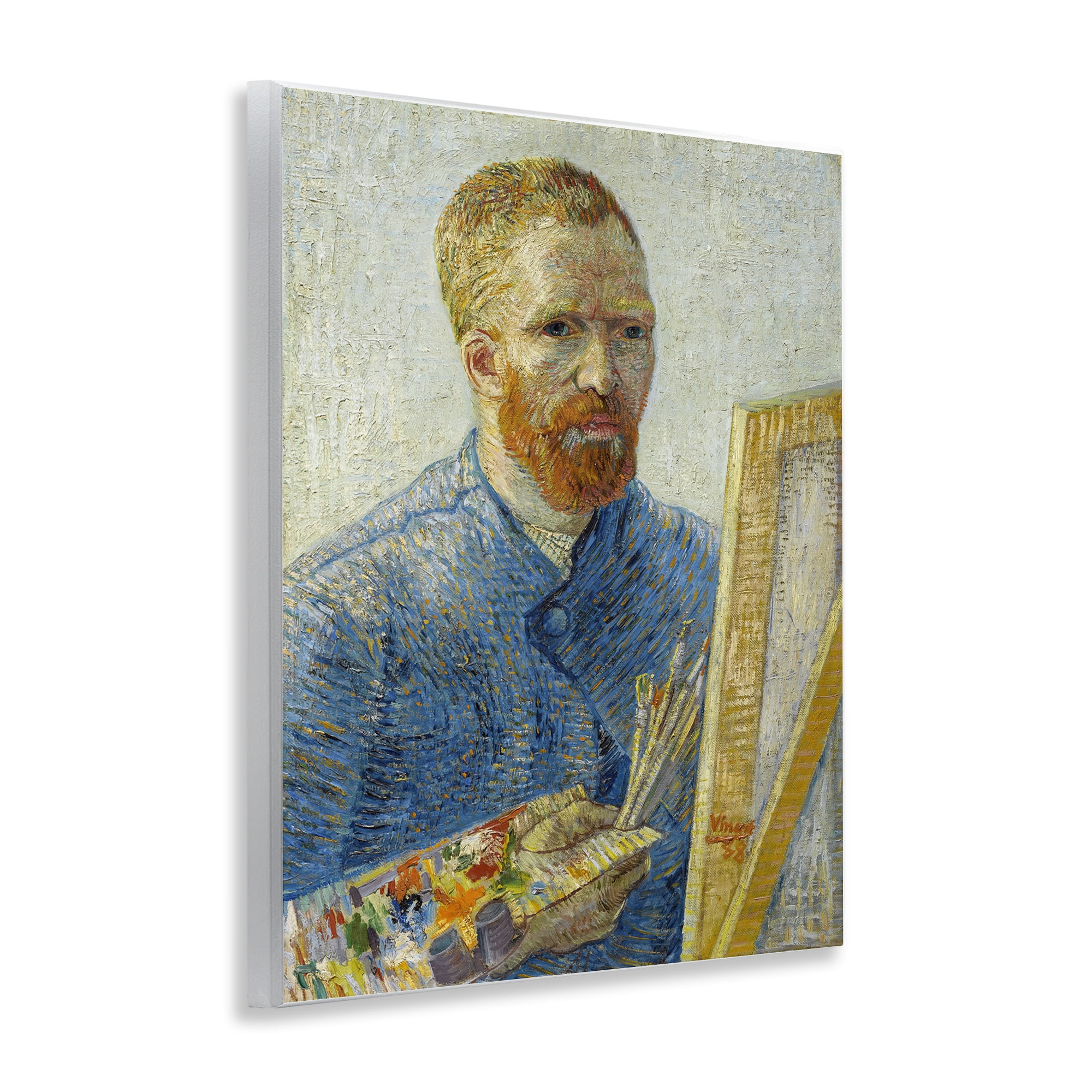 Stupell Industries Van Gogh Painter Self Portrait People Painting Unframed Art Print Wall Art, 11 x 14