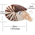 thumbnail image 2 of Realistic Nautilus Stuffed Animal Plushies Lifelike Ocean Animal Plush Toys Simulation Animals Super Soft Stuffed Toy, 2 of 7