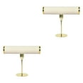 thumbnail image 3 of Justharion Home Tabletop Bracelet Bangle Holder Watch Organizer T Bar Stylish and Functional Beige S 2Set, 3 of 6