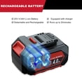 thumbnail image 4 of Aspiradora de secado húmedo Cordless Shop JIENUO, 2.5 galones, 20 V, 4.0 Ah, 4 of 7
