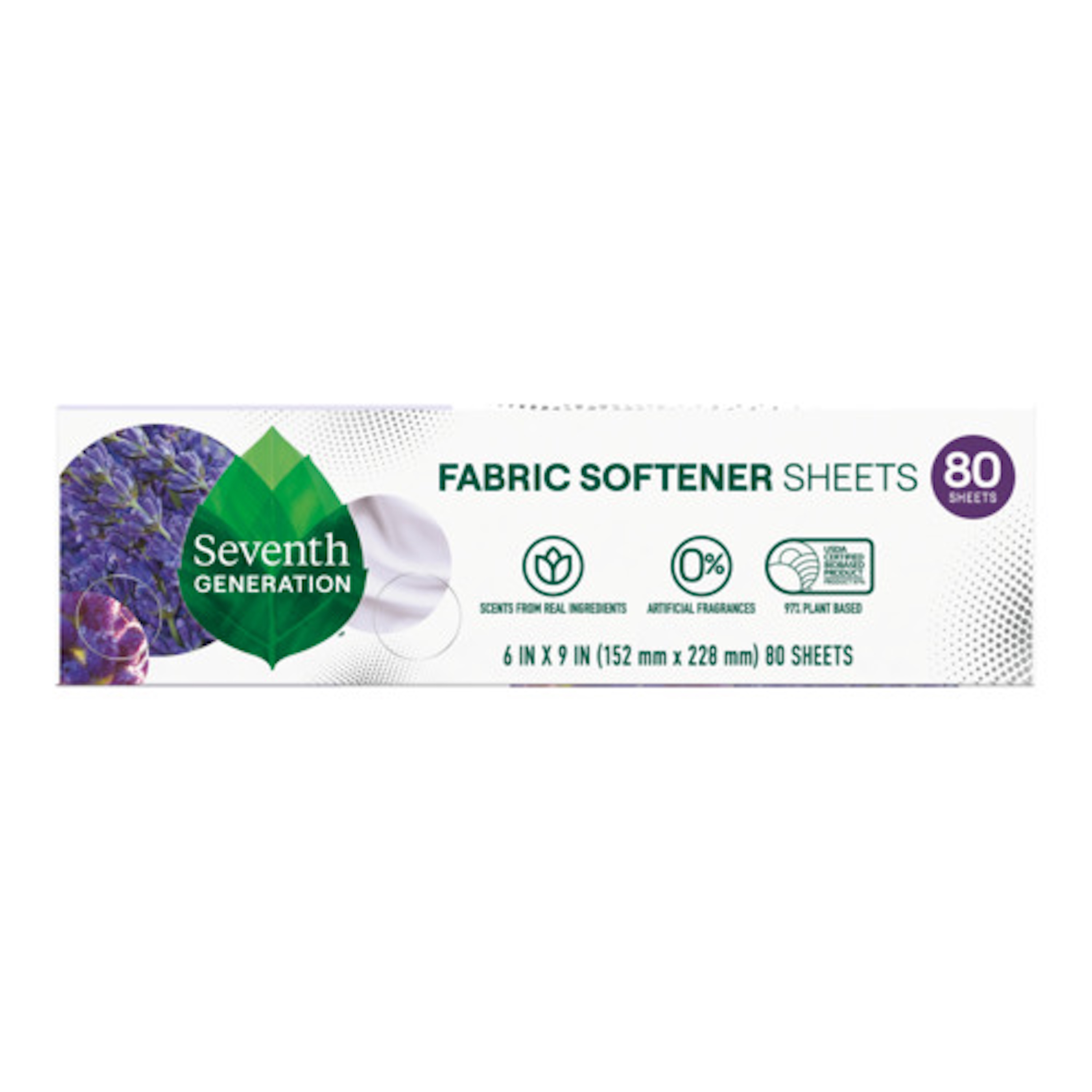 Seventh Generation Fabric Softener Dryer Sheets, Lavender photo 2