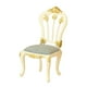 thumbnail image 1 of Silla de casa de muñecas escala 1:12, mini silla de comedor, adorno, accesorios, colección, miniatura Azul claro, 1 of 9