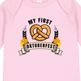 thumbnail image 4 of Inktastic My First Oktoberfest with Pretzel and Banner Boys or Girls Long Sleeve Baby Bodysuit, 4 of 5