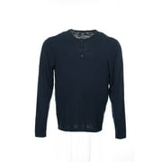 Kenneth Cole Reaction Blue Heather Henley Sweater , Size XLarge