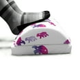 thumbnail image 5 of Polar Bear Foot Rest, Mother and Constellation Bears in Watercolor Style Pattern, Non-Slip Backing Adjustable Ergonomic Memory Foam Leg Support for Office, Magenta Purple and White, by Ambesonne, 5 of 5