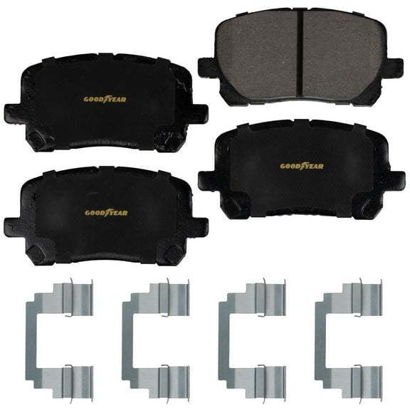 Goodyear Brakes GYD923 Premium Ceramic Automotive Front Disc Brake Pads Set