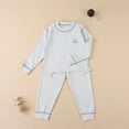 thumbnail image 3 of OSOLU Children Girls Outfit Sets Thermal Underwear Long Sleeve Top and Pants Soft Warm Fall Winter Chic Leisure Clothing Sets, 3 of 3