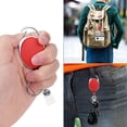 thumbnail image 5 of Vicloon Retractable Keychain, 6 Pieces Card Reel Carabiner and Belt Clip with Extendable Nylon Lanyard for ID Card Holder(Color), 5 of 5