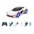 thumbnail image 2 of Coche acrobático RC, coche de derrape RC, rotación de 360 degree, doble efecto de pulverización, multidireccional blanco B, 2 of 8