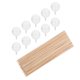 thumbnail image 4 of KAKOWELY 1 juego de portavasos con forma de ramo de dulces y soporte para bolas de chocolate con palitos de madera, 4 of 5