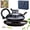Grey-with Base, variant on 20 OZ Electric Glass Teapot with Warmer,New Glass Electric Tea Kettle with Infuser, 9-Temperature 1000w Heating Ceramic Stove, TeaPot Set with Infuser for Tea & Coffee (Translucent-without Base)