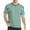 v#343Green1379, variant on Rggeeun Men'S Tee Stylish Vertical Stripes Print Cotton Knit Crew Neck Short Sleeve Slim Fit For Summer Daily Wear Comfort Tops,Brick Red,L