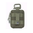 thumbnail image 1 of pitrice Camping Tablet Storage Bag Nylon Pill Organizer Packaging Pouch Organizing Pack Pocket Outdoor Backpacking Fishing Green, 1 of 6