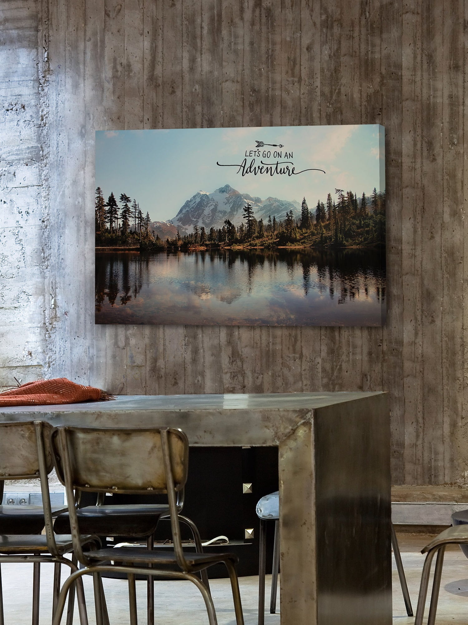 "Lets Go on an Adventure" Painting Print on Wrapped Canvas
