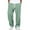 Light Green #010, variant on Mohiass Waffle Texture Pants Men Drawstring Wide Leg Hippie Pants Lightweight Breathable Hiking Sweatpants Lounge Trousers Light Green M