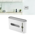 thumbnail image 4 of Grocery Bag Dispenser, Plastic ABS Trash Bag Holder Visible Window Waterproof Dustproof  For Office White, 4 of 8