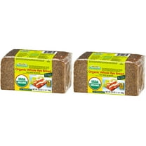 Mestemacher Whole Grain Bread, Organic Whole Rye, 17.6 oz, Pack of 2