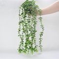 thumbnail image 4 of Billuyoard Bonsái de plantas artificiales, decoración de hojas falsas para el hogar, simulación de plástico para oficina, boda, balcón, decoraciones Decoración Eucalipto Billuyoard HA084198-01, 4 of 6