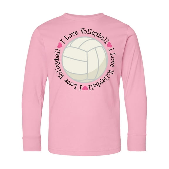 Inktastic Volleyball Gifts for Girls Long Sleeve Youth T-Shirt