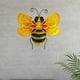 thumbnail image 5 of Advancent Decoración de pared de abeja de Metal, decoración colgante portátil para jardinería, accesorios de adorno para patio, accesorio para sala de Jardín y Patio 16x14.5 Advancent HA066782-02, 5 of 6