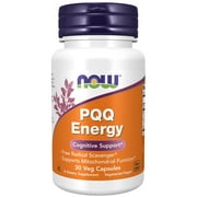 NOW Supplements, PQQ Energy, Free Radical Scavenger*, Cognitive Support*, 30 Veg Capsules