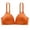 Orange, variant on VerPetridure Bras for Women Full Coverage Ladies Traceless Comfortable No Steel Ring Thin Style Breathable Gathering Bra Woman Underwear