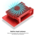 thumbnail image 4 of Boîtier de protection pour Raspberry Pi 4 b, boîtier en alliage d'aluminium CNC, boîtier rouge, 4 of 4