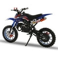 thumbnail image 3 of Seipouy 49cc Dirt Bike, 2-Stroke Gas Power Motocross Bike for Kids,Off Road Mini Motorcycle Pocket Motorbike with Front Rear Disc Brakes Up to 25 Mph, Weight Support Up to 220 LBS Birthday Gifts, 3 of 8