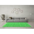 thumbnail image 3 of Ahgly Company Indoor Rectangle Abstract Green Modern Area Rugs, 7' x 9', 3 of 4