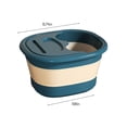 thumbnail image 3 of Dvkptbk Foldable Foot Bath Bucket with Handle and Lid, Portable Foot Bath Spa Bucket with Massage Acupoints, Portable Foot Bath Bucket, Foldable Spa Bucket for Foot, 3 of 6