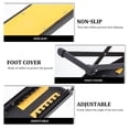 thumbnail image 3 of OULII Étagère de Performance Guitare 1 Pce Jaune Pliable Réglable pour Jouer Facilement, 3 of 6
