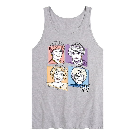 Golden Girls - Golden Girls Character Grid Grid - Men's Jersey Tank Top