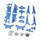 thumbnail image 2 of 1/14 RC Cars Repuestos de metal 8 piezas Repuesto Duradero Compacto Robusto Fácil azul, 2 of 9