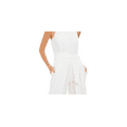 thumbnail image 2 of INC International Concepts Women's Belted Flyaway Leg Jumpsuit White Size 14, 2 of 3
