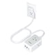 thumbnail image 1 of Power Strip TESSAN Ultra Thin con 3 cargadores de pared USB y 3 enchufes, 1 of 7