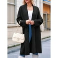 thumbnail image 3 of Womens Long Cardigan Sweaters Chunky Open Front Oversized Slouchy Knit Fall Trendy Coatigan Jackets, 3 of 6