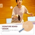 thumbnail image 3 of KAKOWELY table tennis bat Table Tennis Racket Table Tennis Training Racket Table Tennis Paddle Comfortable To Grip And Use Table Tennis Bat Wooden Racket9.45"X5.91"X0.91", 3 of 5