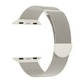 thumbnail image 2 of Magnetic Milanese Loop - Compatible with Apple Watch Bands 40mm 41mm 38mm Women Men,Stainless Steel Mesh Metal Strap for iWatch Bands Series 9 8 7 6 5 4 3,SE 2nd Generation, Starlight, 2 of 10