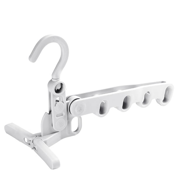 Over The Door Folding Clothes Drying Rack, Travel Portable Drying Rack Plastic For Hotel